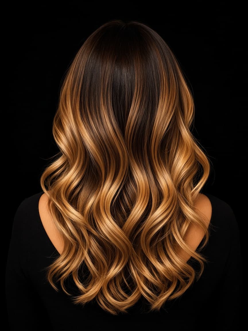 Balayage miel - Después