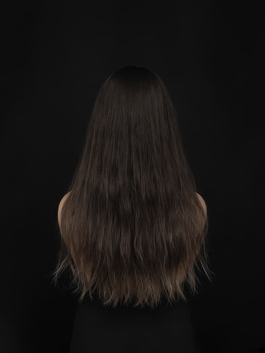Balayage miel - Antes
